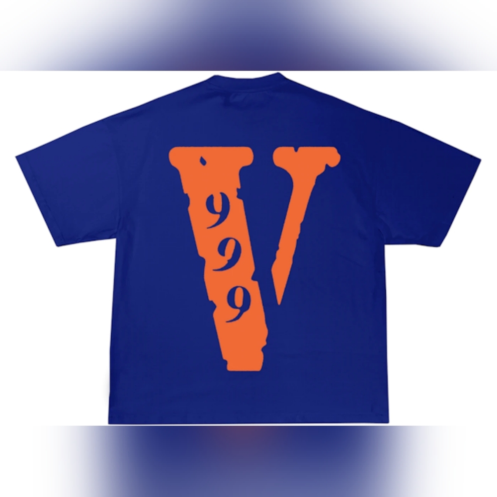 Vlone x Juice WRLD 999 Short-Sleeve T-Shirt 'Blue'